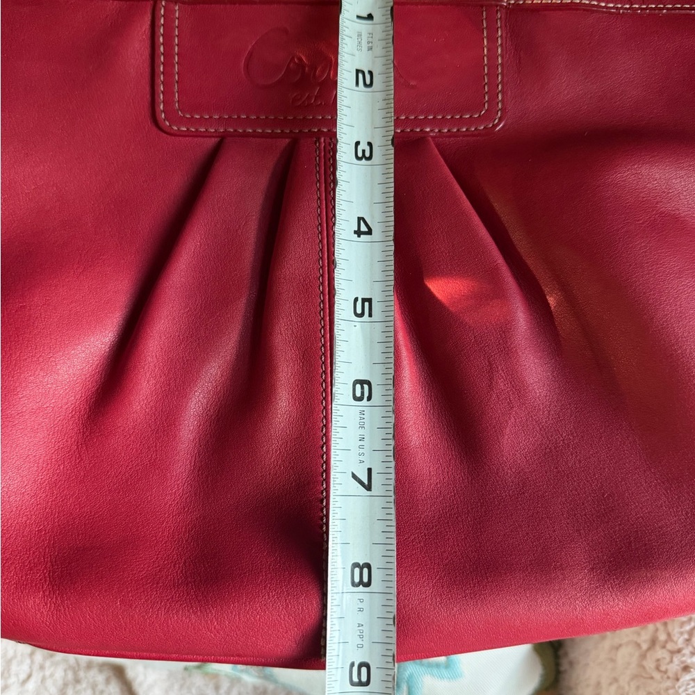 Coach Ashley Y2K Vintage Cherry Leather Shoulder Bag with Cherry Charm F13759 - Picture 11 of 15